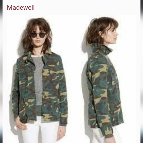 Madewell Outbound Utility Camo Jacket Womens Size small - Picture 7 of 16